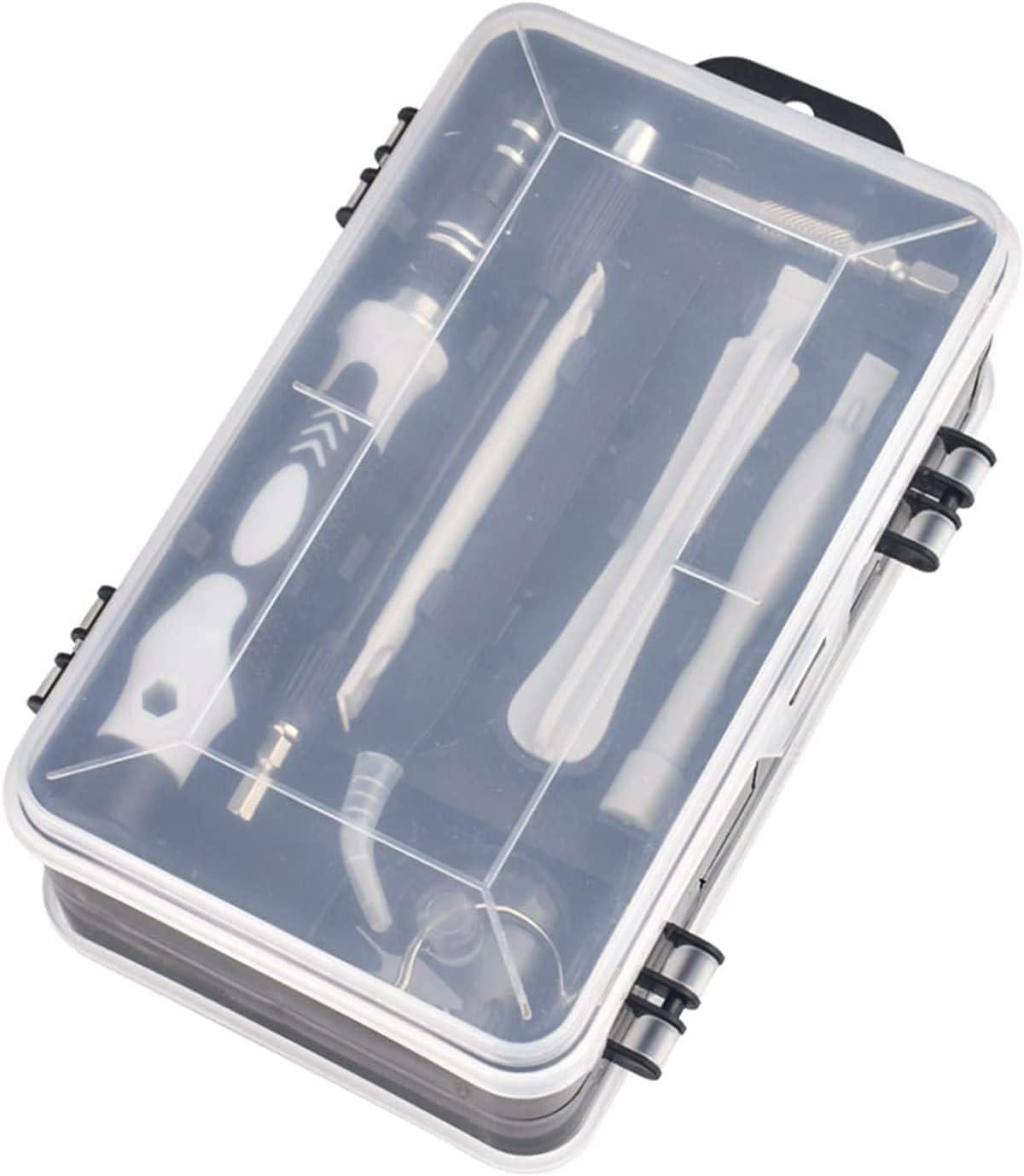 Conjunto de Chaves de Fenda de Precisão 115 em 1 Kit Ferramentas Reparo com Driver Magnético para Celular PC iPhone Notebook Console Óculos Câmera Bolsa Portátil Inclui 98 Bits Acessórios