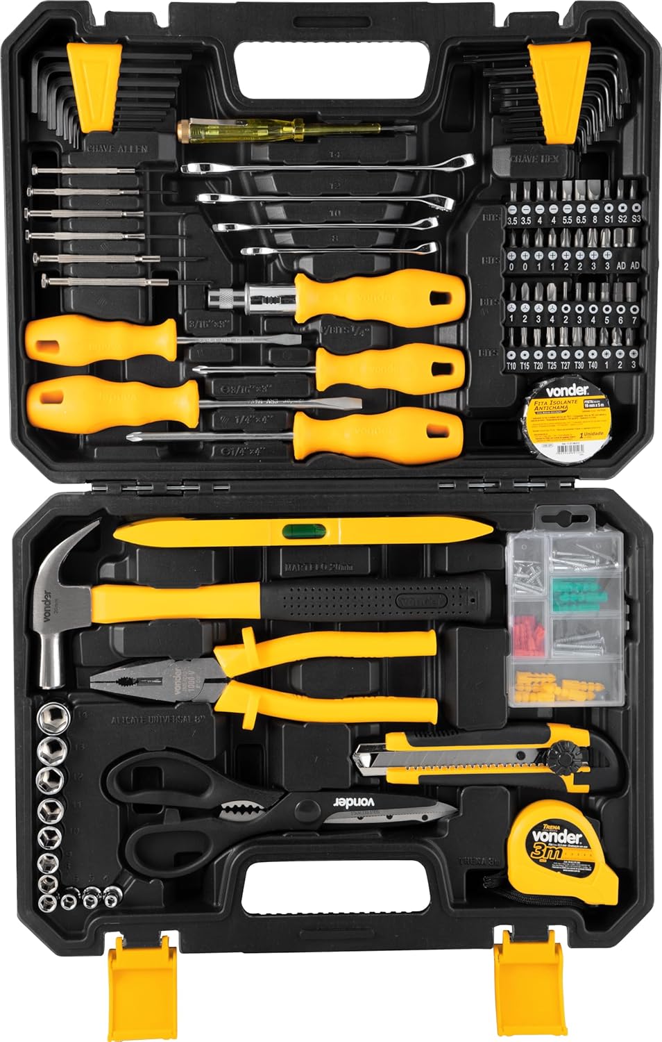 Jogo De Ferramentas Com 163 Peças Vonder