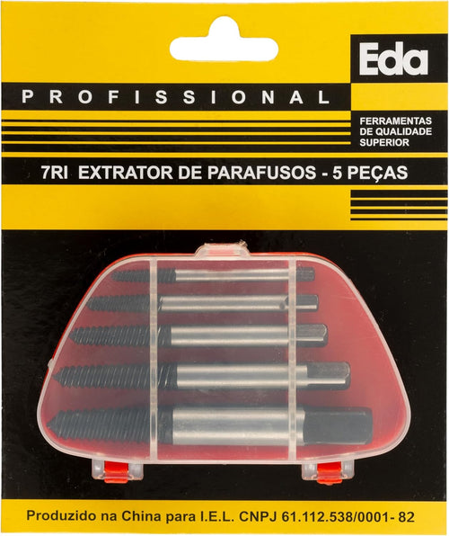 EXTRATOR DE PARAFUSOS C/5 PC